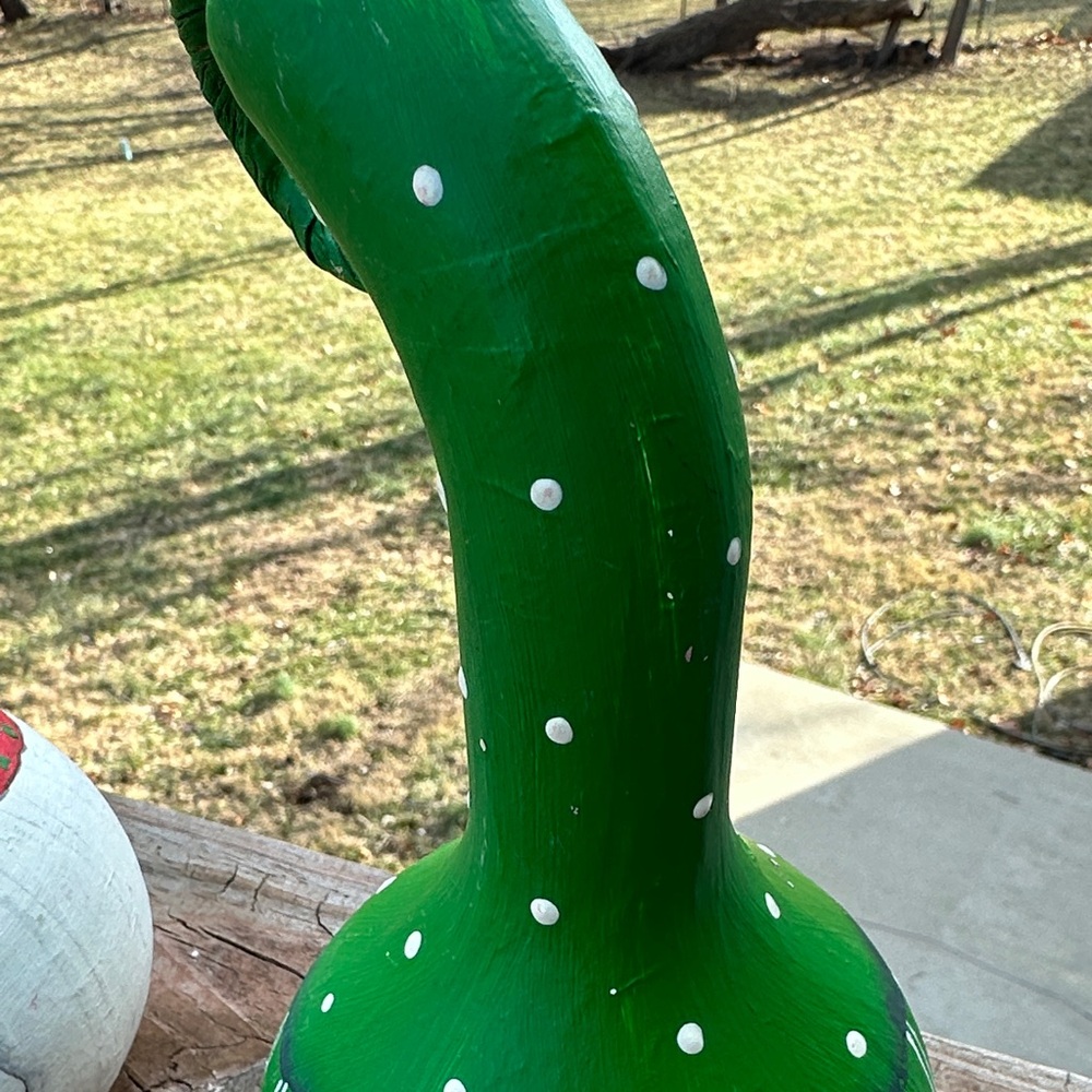 Festive Gnome Holiday Painted Gourde Set - Red and Green - Picture 3 of 7